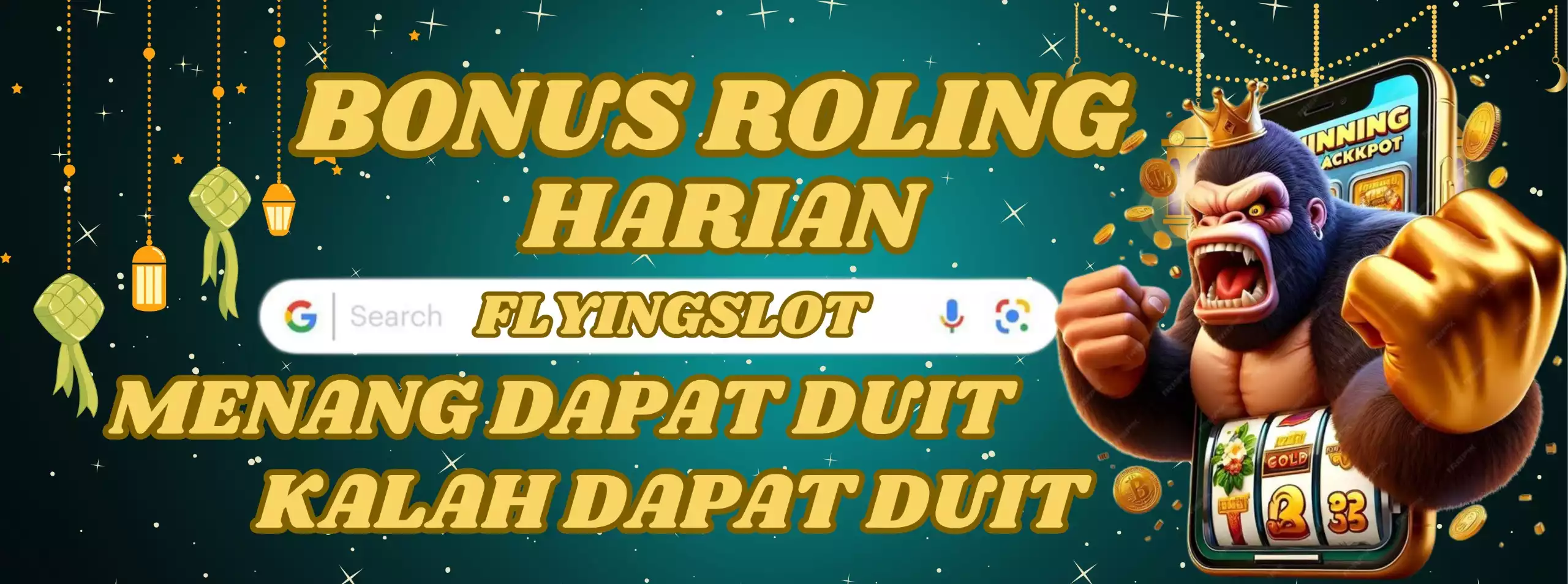 ROLLINGAN HARIAN  MENANG DAPAT DUIT  KALAH DAPAT DUIT